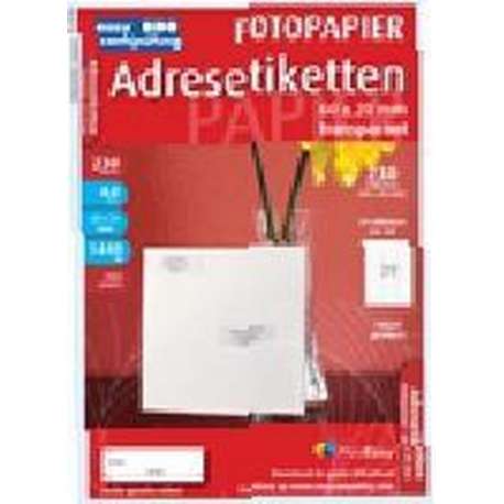 Adresetiketten transparant