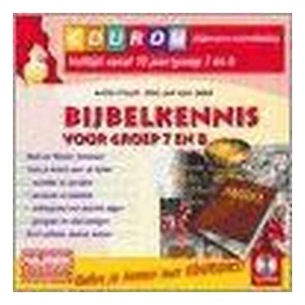 Cd-rom bijbelkennis groep 7 en 8