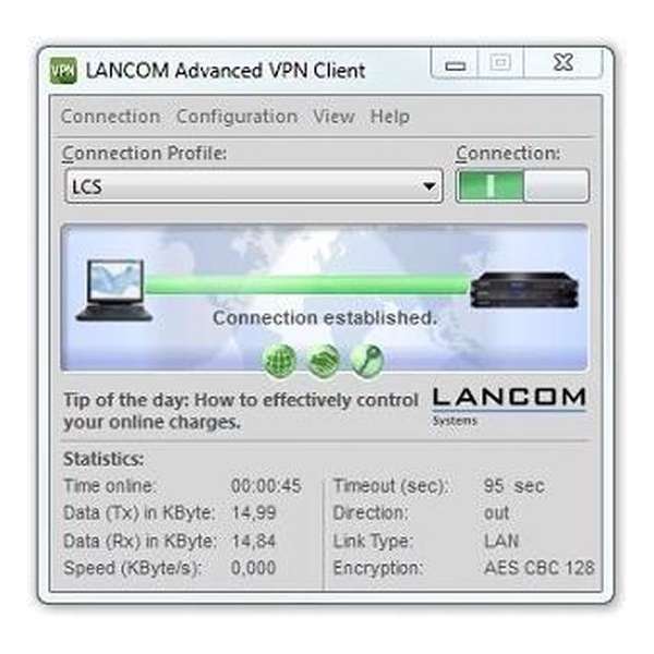 Lancom Systems Advanced VPN Client (Windows)