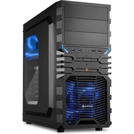 AMD Ryzen 5 3400G Budget Game PC , geschikt voor o.a. Fortnite en Minecraft - Blauw