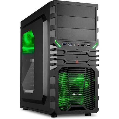 AMD Ryzen 5 3400G Game Computer (Geschikt voor Fortnite) / Gaming PC GROEN - 8GB RAM/120GB SSD/1TB HDD - RX Vega 11 - Windows 10