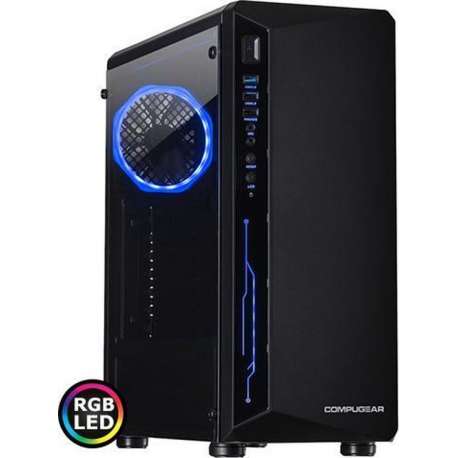 COMPUGEAR Allround AR3400G-8R480S-G1660 - Ryzen 5 3400G - GTX 1660 - Game PC