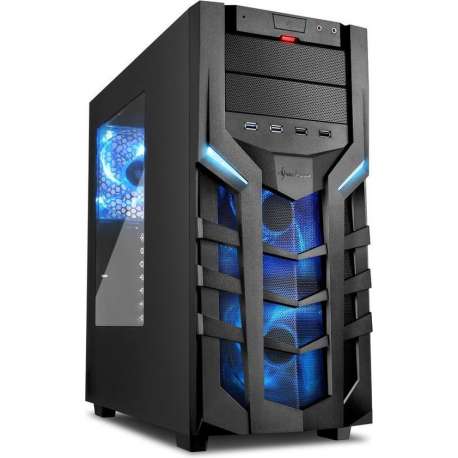 AMD Ryzen 5 2600 Game Computer / Streaming PC - GeForce GTX 1660 6GB - 8GB RAM - 240GB SSD - 1TB HDD - Windows 10