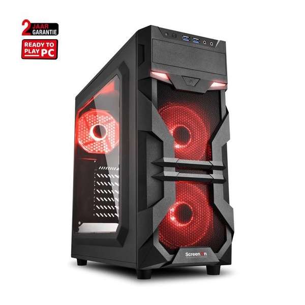 AMD Ryzen 3 3200G Game Computer V.2.5 / Gaming PC LSE2200 - GT 1030 - 8GB DDR4 2666 RAM + 960GB SSD - Windows 10