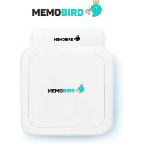 Memobird® Mobiele Portable Pocket Printer 2.0 – Bluetooth - Draag & Meeneembaar - Wit