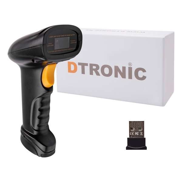 Wireless Barcodescanner - 30 meter W910 | DTRONIC - 9u Accu