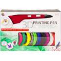 3Dandprint 3D Pen Starterspakket Rood - Inclusief 50 Meter Filament - 5 Stencils