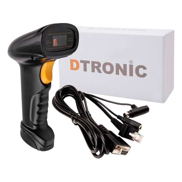 RS-232 Barcode Scanner - Handheld incl. adapter | DTRONIC - 910