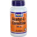 Now Acetyl-L-Carnitine 500 mg Capsules 50 st