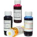 Set van 4 kleuren Sublimatie inkt CMYK 100ml