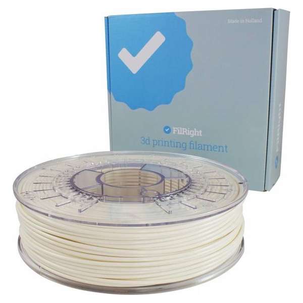 FilRight Designer Filament FLEXIBEL - Wit - 1.75mm