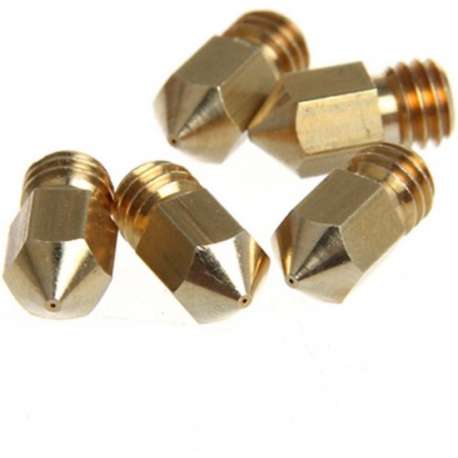 Nozzle mix mk8 - 5 st. 0.3 / 0.4 / 0.5 / 0.6 / 0.8 mm