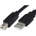 USB-A naar USB-B kabel  1 Meter