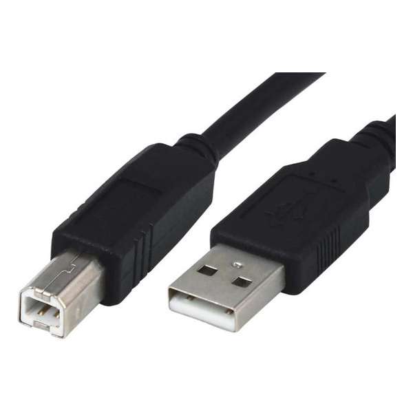 USB-A naar USB-B kabel  1 Meter