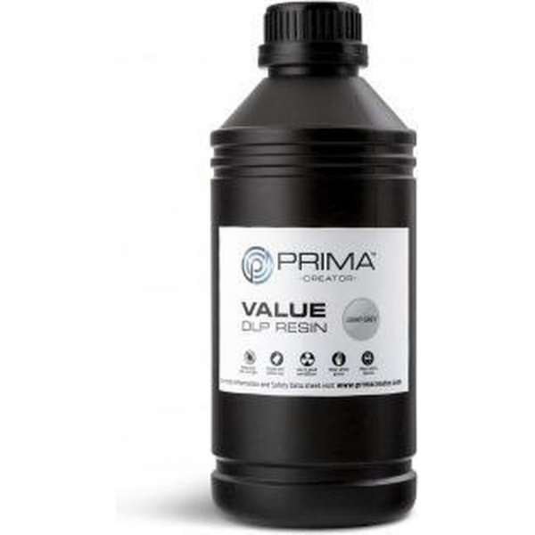 Prima Creator PrimaCreator Value UV / DLP Resin - 1000 ml - Light Grey