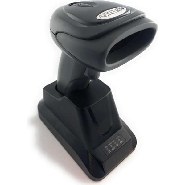 Draadloze Barcodesscanner 1D barcodes met oplaadstation/Houder | 2.4Ghz