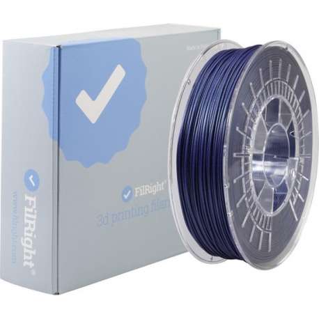 FilRight Pro Filament PLA  - Donker Blauw Metallic Glitter - 1.75mm