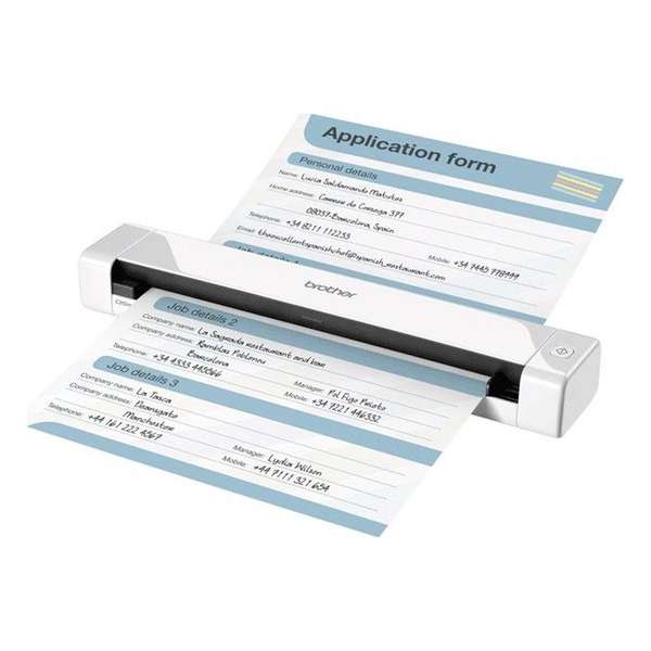 Brother DS-820W Papier-gevoerd 600 x 600DPI A4 Wit scanner