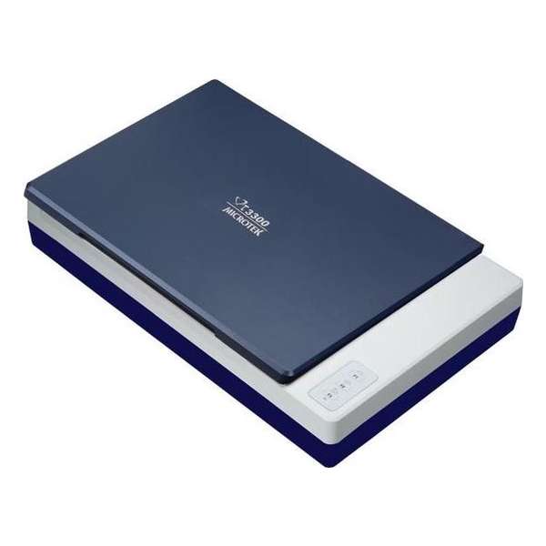 Microtek XT-3300 Flatbed scanner 1200 x 2400DPI A4 Blauw, Grijs