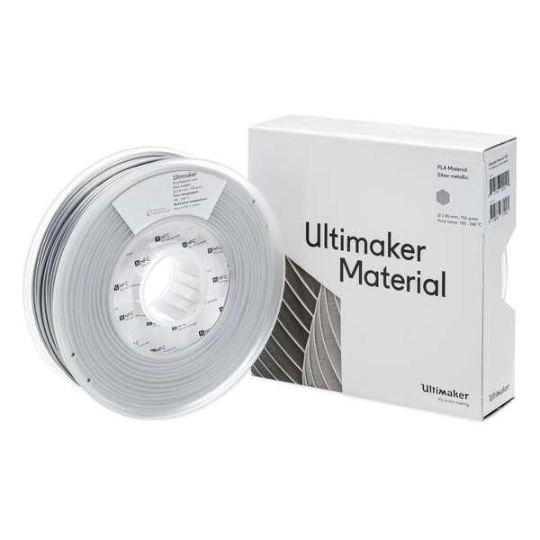 Ultimaker PLA 750gr Silver-Metallic