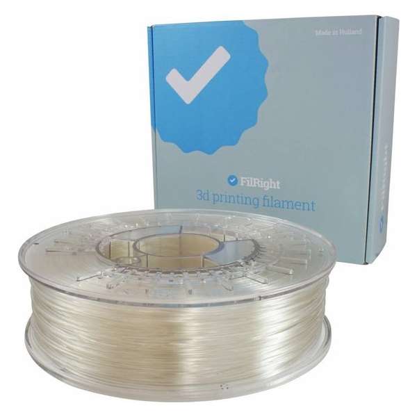 FilRight Pro Filament PETG - Transparant - 1.75mm