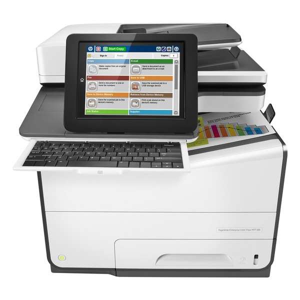 HP PageWide Enterprise Color Flow MFP 586z - All-in-One Printer