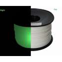 1.75mm oplichtend groen PLA filament 1kg