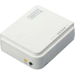 Digitus DN-13014-3 print server Ethernet LAN/draadloos LAN Wit