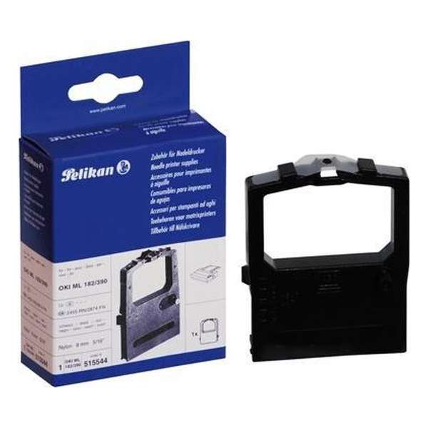 Pelikan Ribbon for Oki ML 182/390 Nylon Black printerlint