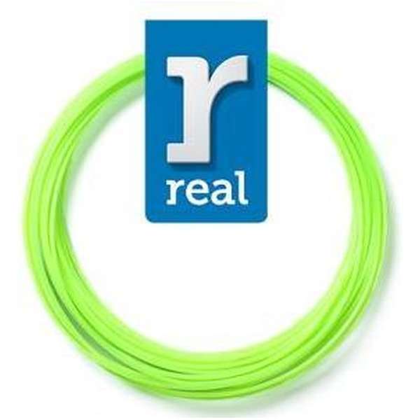 10m High-quality PLA 3D-pen Filament van Real Filament kleur fluoriserend groen