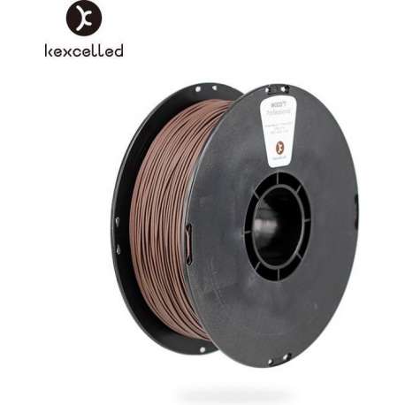 kexcelled-wood PLA-1.75mm-brown-1000g(1kg)-3d printing filament