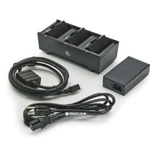 Zebra SAC-MPM-3BCHGEU1-01 Batterijlader voor binnengebruik Zwart batterij-oplader