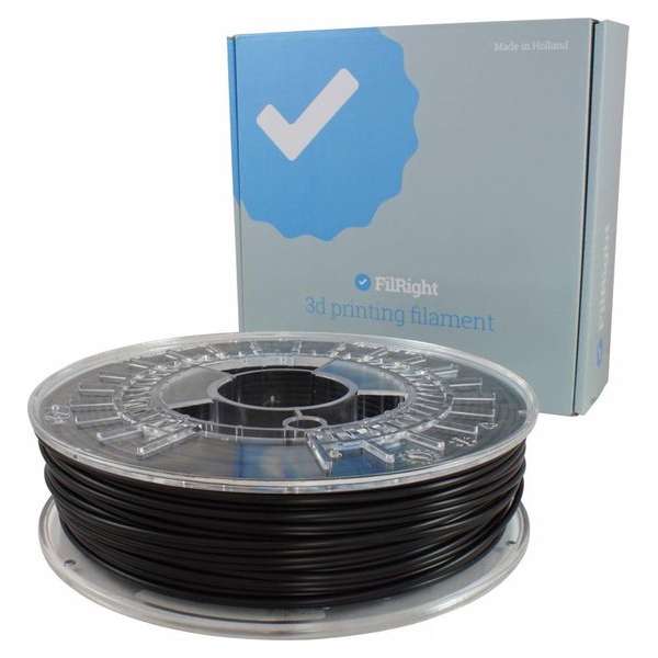 FilRight Pro Filament ABS - Zwart - 2.85mm