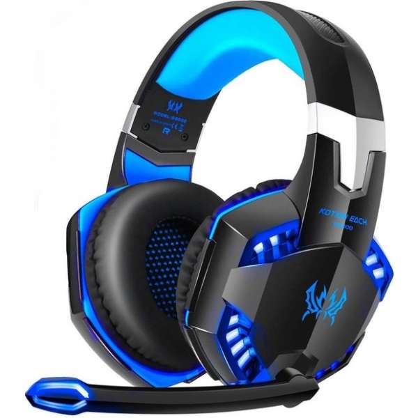 KOTION EACH G2000 Gaming Headset - Zwart/Blauw