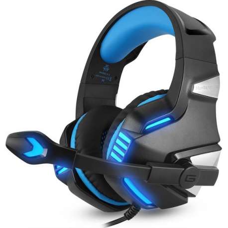 Hunterspider - Gaming Headset - Multi Platform - Zwart/Blauw