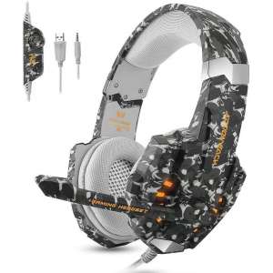 KOTION EACH G9600 gaming headset - Camouflage/Zwart