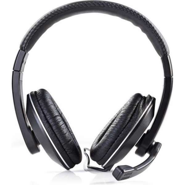 Nedis - Nedis CHST200BK Pc-headset Over-ear Microfoon Dubbele 3,5 Mm Connector - 30 Dagen Niet Goed Geld Terug