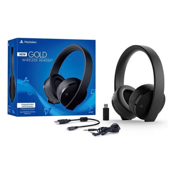 Sony Gold Wireless Headset PS4 hoofdtelefoon (import)