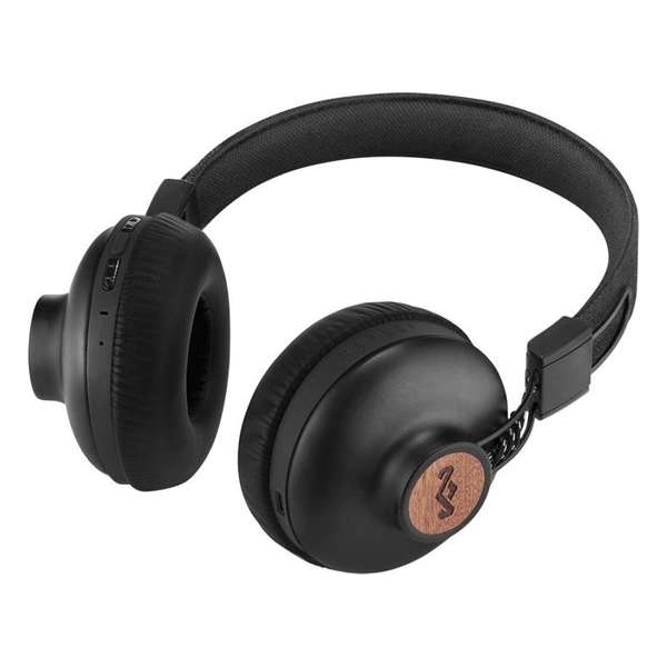 House of Marley Positive Vibration 2 BT - koptelefoon - koptelefoon bluetooth - duurzaamheid - zwart