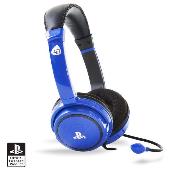 4Gamers PRO4-40 - Gaming Headset - Blauw - PS4