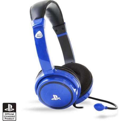 4Gamers PRO4-40 - Gaming Headset - Blauw - PS4