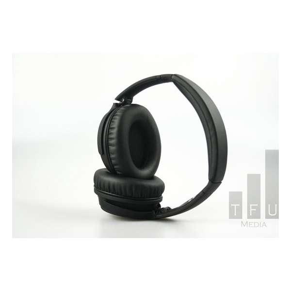 Draadloze koptelefoon- Noise cancelling- Inklapbaar- Draaibare oorschelpen-10 meter bereik-Wireless head phone - Zwart