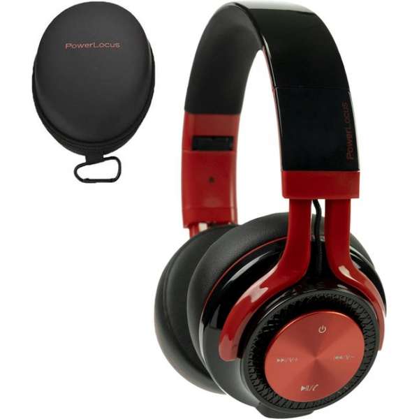 PowerLocus P3 draadloze Over-Ear Koptelefoon P3 Inklapbaar - Bluetooth - Met microfoon