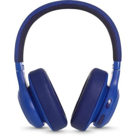 JBL E55BT - Draadloze over-ear koptelefoon - Blauw