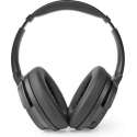 Over-Ear Bluetooth-hoofdtelefoon | 24 uur afspeeltijd | 25 dB noise cancelling | Snel opladen | Zwart