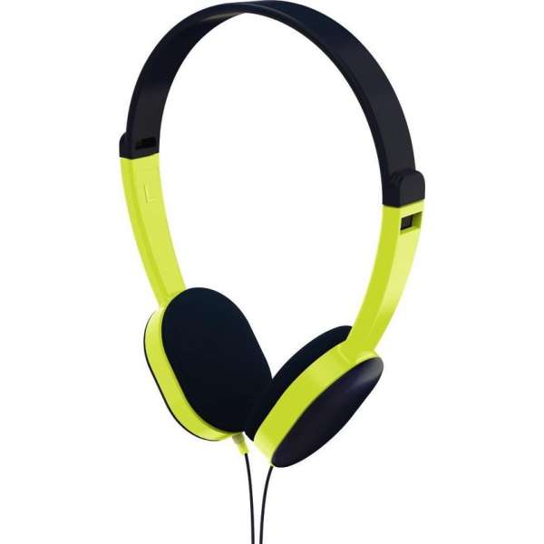 Hama Kinderkoptelefoon "Kids", on-ear, volumebegrenzing, zwart/groen