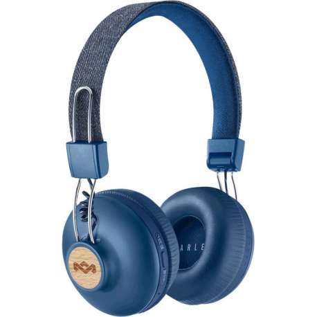 House of Marley Positive Vibration 2 BT - koptelefoon - koptelefoon bluetooth - duurzaamheid - blauw