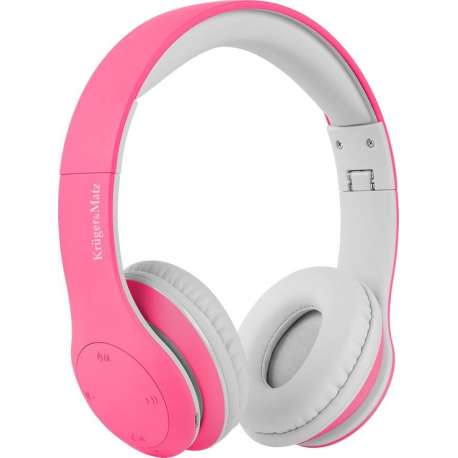 Krüger & Matz KM0657 - kinder bluetooth koptelefoon roze