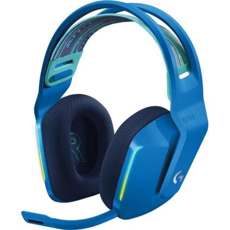 G733 LIGHTSPEED Wireless Gaming Headset / Blauw