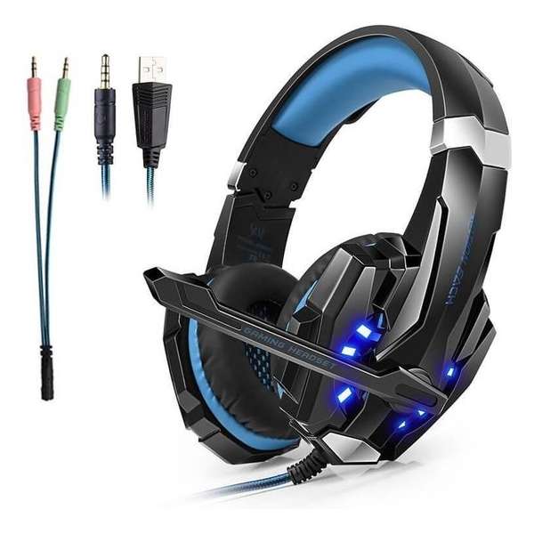 CARAMELLO Stereo Gaming Headset voor PS4, PC, Xbox One Controller, Ruisonderdrukking via o